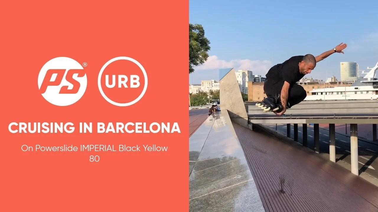 Cruising in Barcelona on Powerslide Imperial