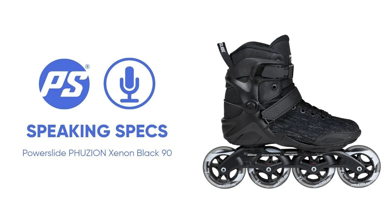 Speaking Specs Powerslide Phuzion Xenon Black 90