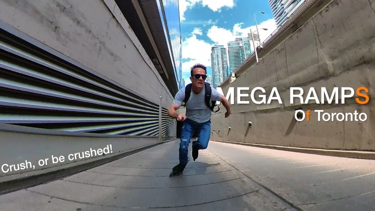 Blasting The Mega Ramps of Toronto On Skates