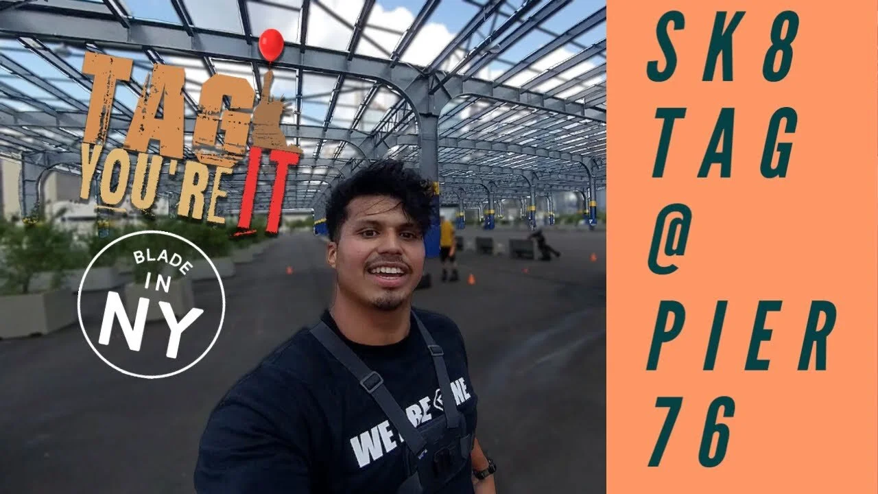 Skate Tag at Pier 76 with Blade In NY