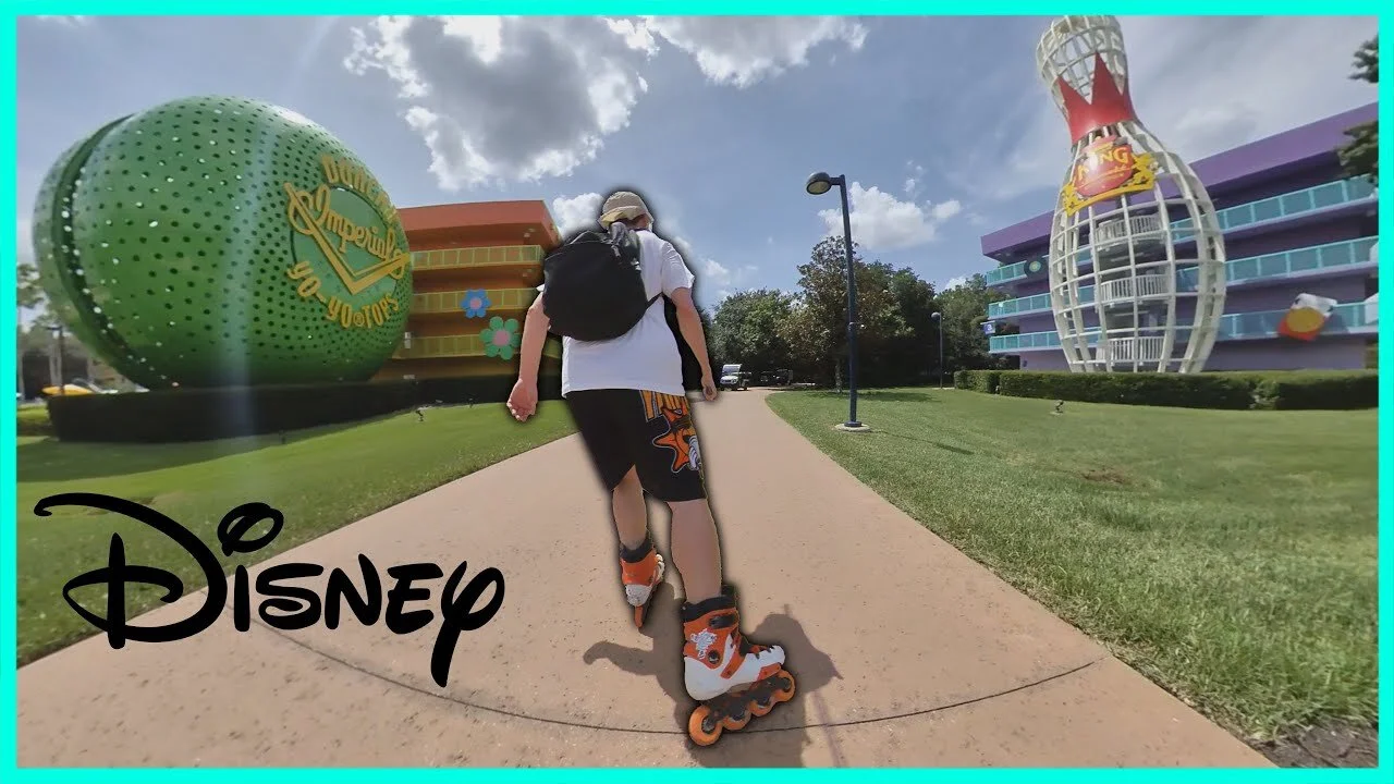 Exporing Disney's Art of Animation Resort on Inline Skates