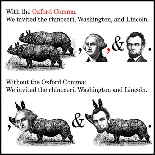 What’s the deal with the Oxford comma?