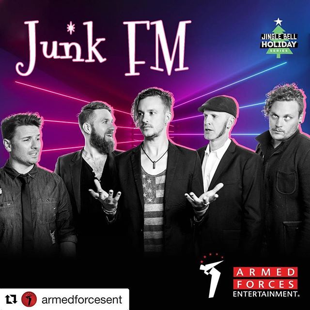 #Repost @armedforcesent with @get_repost
・・・
Ready to ring in the new year with @junkfm? They're heading to bases all over Europe to bring the party in less than a week! Full schedule 👉 link in bio