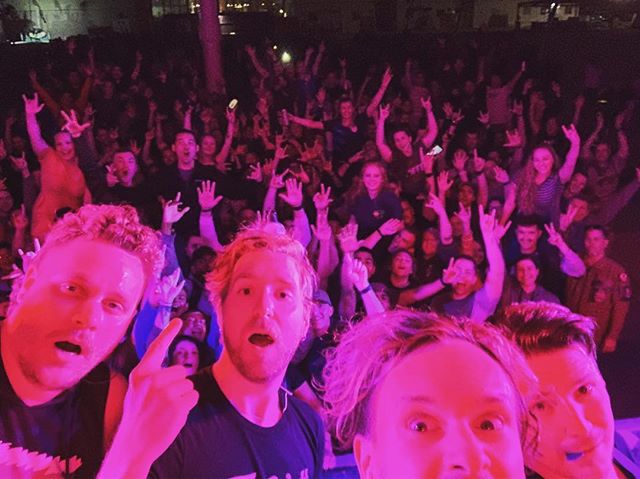 Thank you one million times to our USAF peeps in Doha, Qatar for 1. your service, 2. your friendship, 3. crowd surfing, and 4. throwing one hell of a party. Don&rsquo;t be strangers. We love you so.