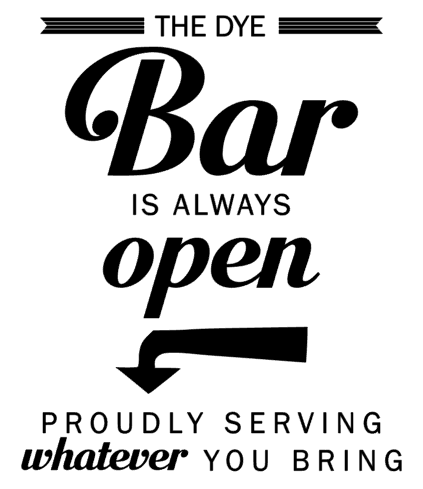 Personalized the Bar is Always open. Proudly Serving whatever you bring.png