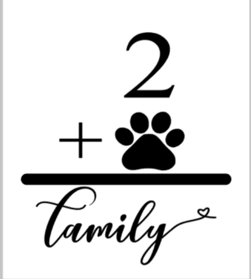 Number + Paw = Family.png