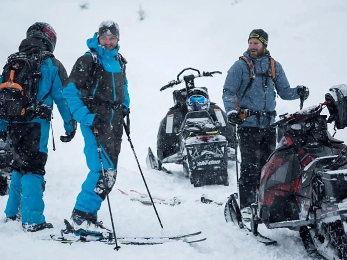 Snowmobile Skiing & Snowboarding No crowds, no lines, only endless powder skiing and riding! Equivalent to heli or cat skiing, but you get to drive!