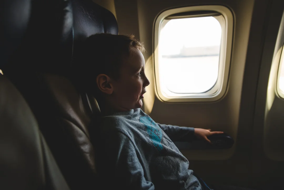After he realized how fast airplanes go on take off.