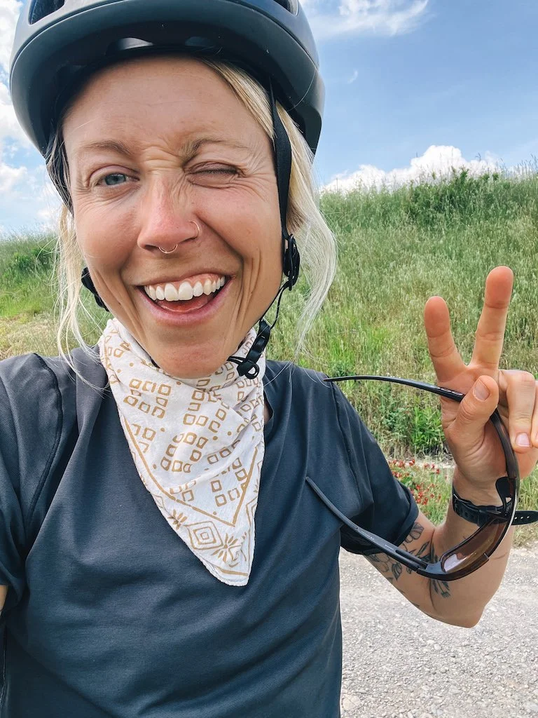 happy kara bikepacking