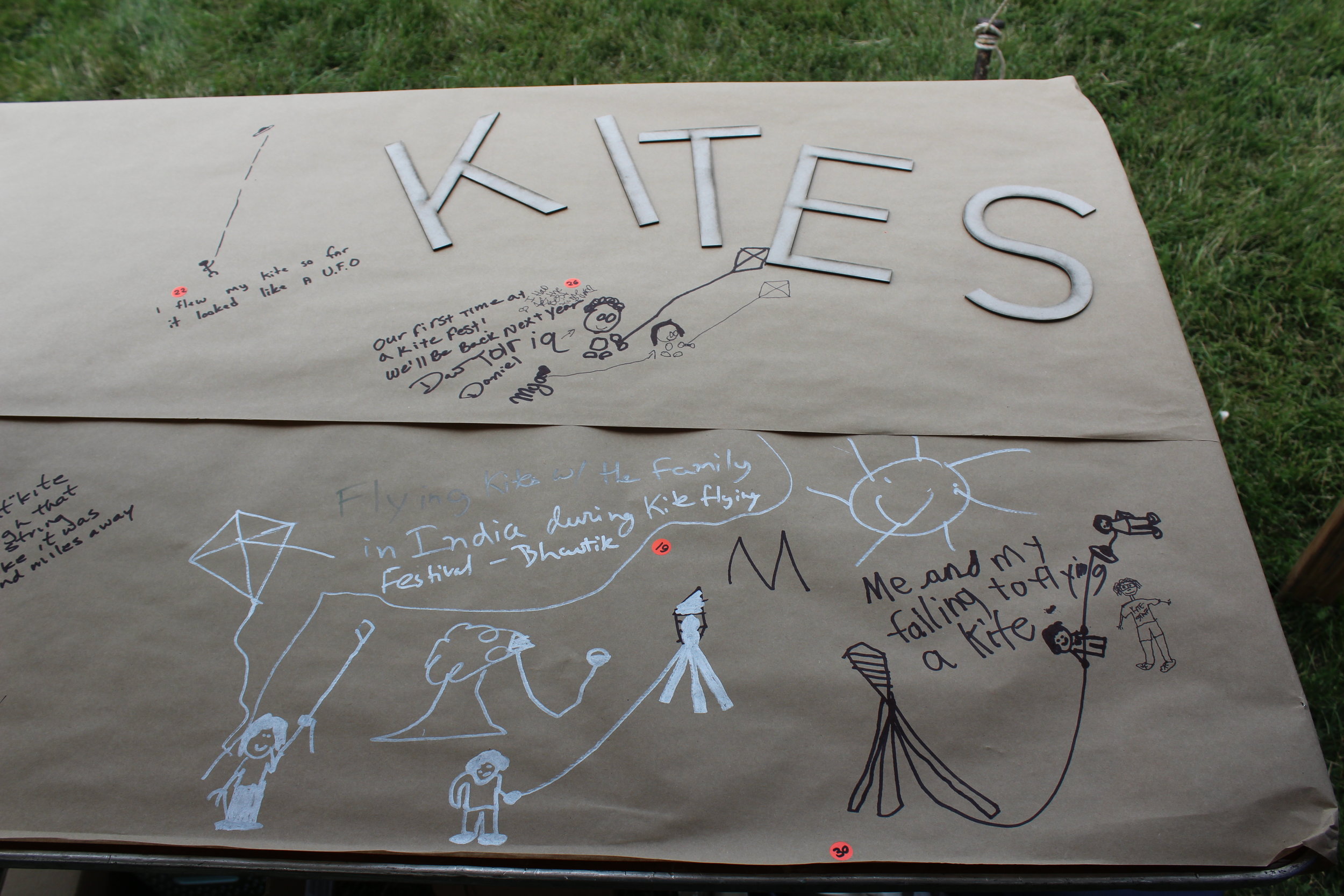  The Kite Tales display included excerpts from interviews with local kite enthusiasts. 