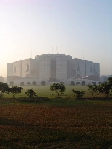 National Parliament House, Bangladesh, architect Louis Kahn, completed 1982. Image Courtesy ArchDaily.com