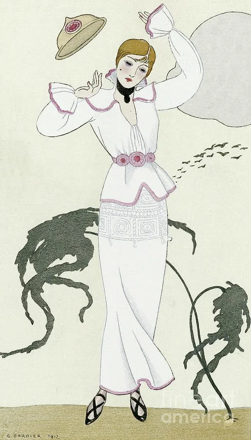 vintage-design-for-white-dress-with-pink-trim-and-crochet-belt-georges-barbier.jpg