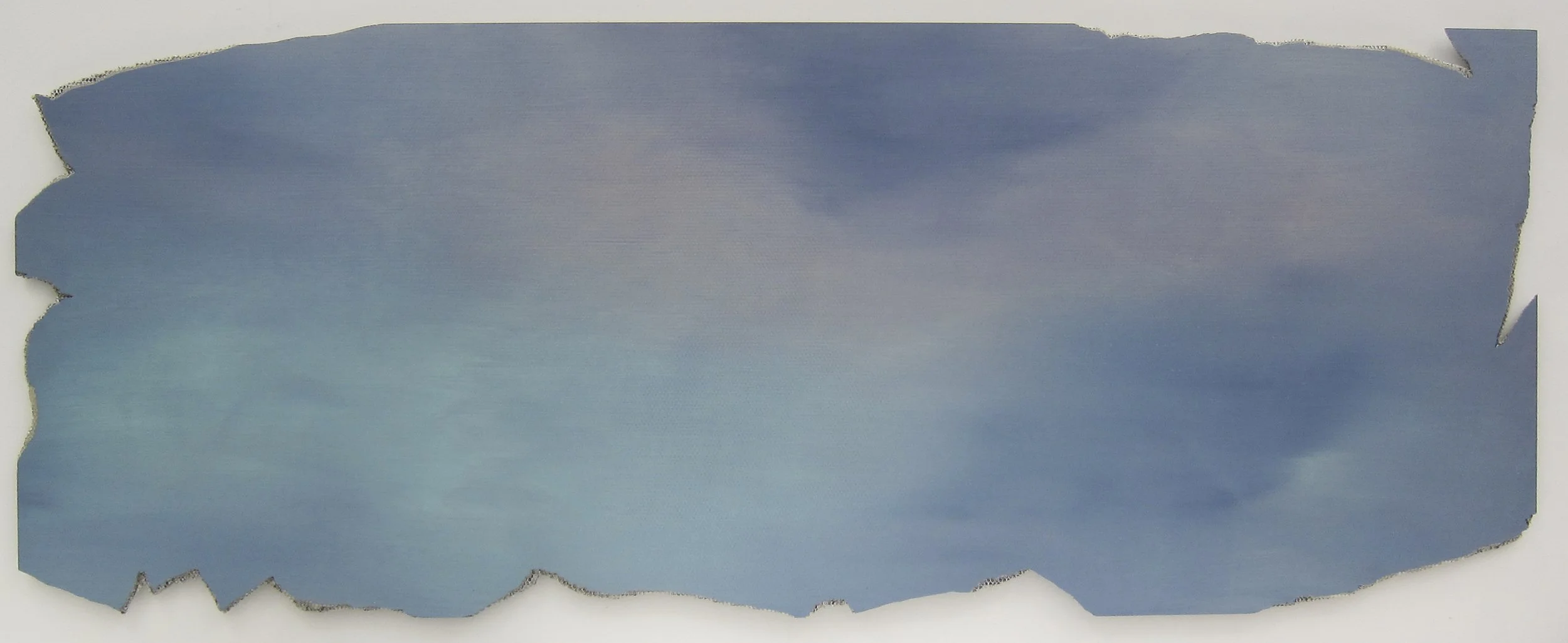  One Size (Horizontal) , 2013, acrylic on fiberglass, 36 1/2" x 96"