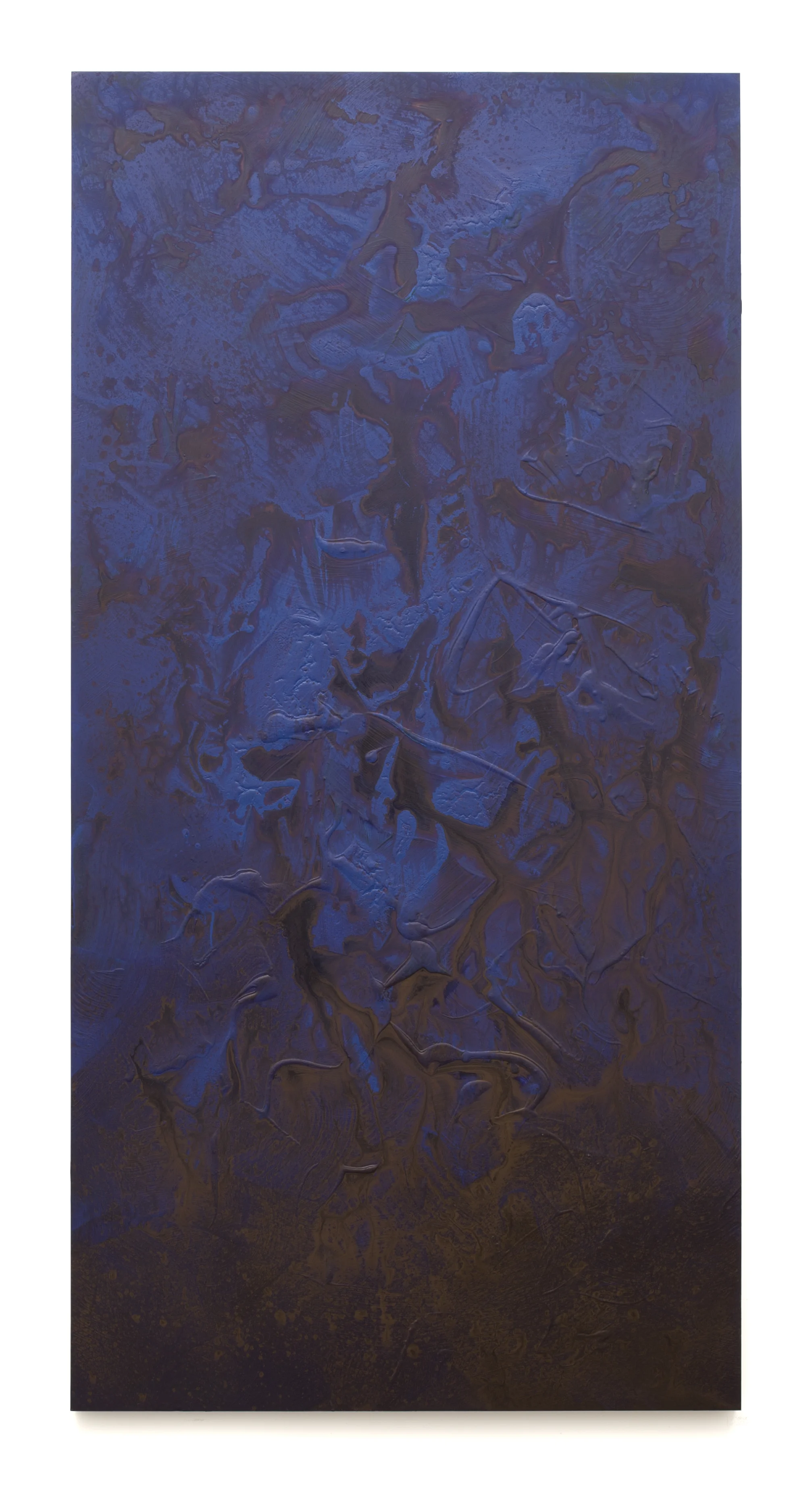 Untitled (Can’t Swim 01), 2017, Acrylic on archival foam board, 96” x 48”