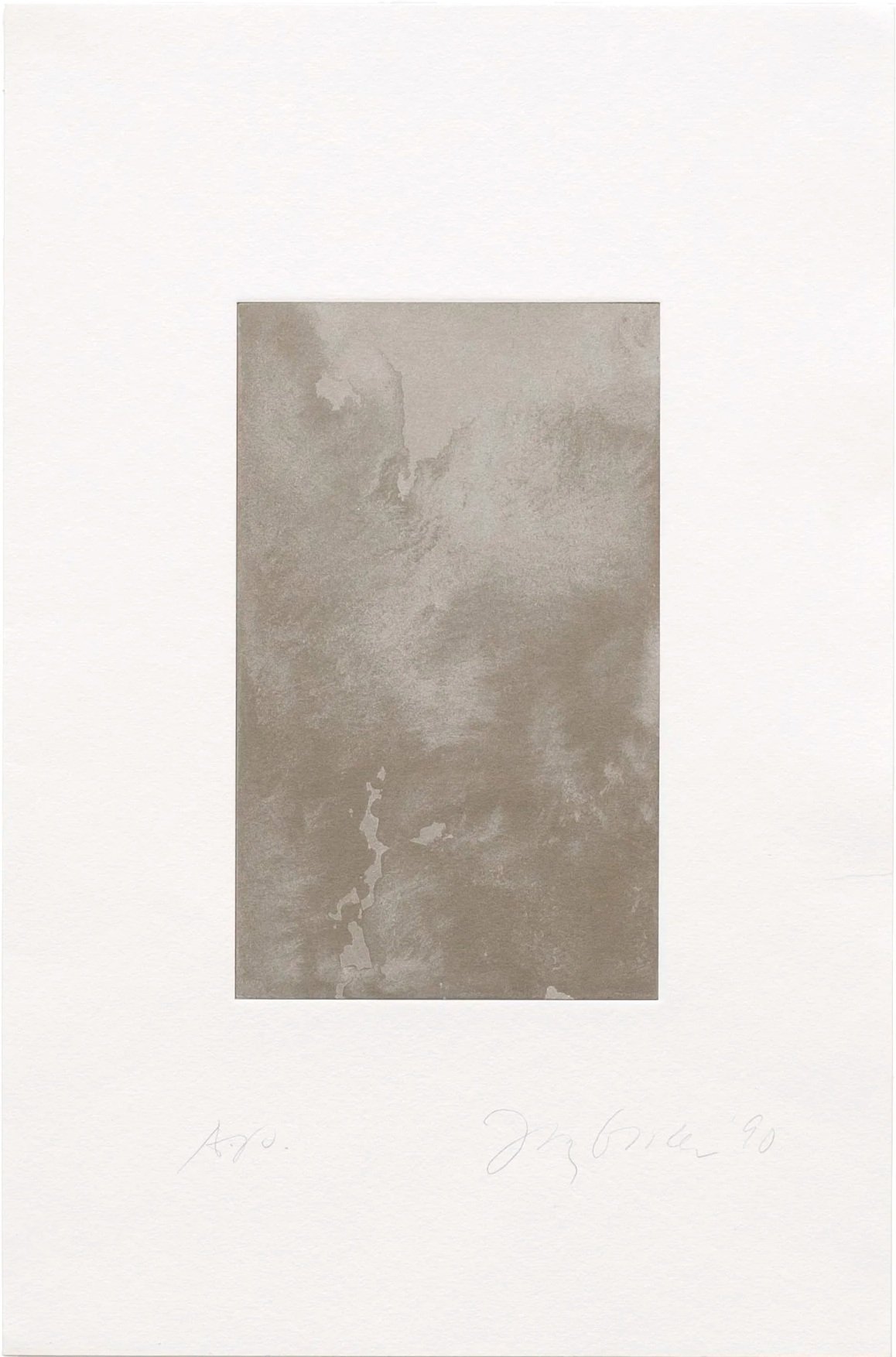  Water Etching 9 , 1990, etching, 19 5/8" x 13 1/16"