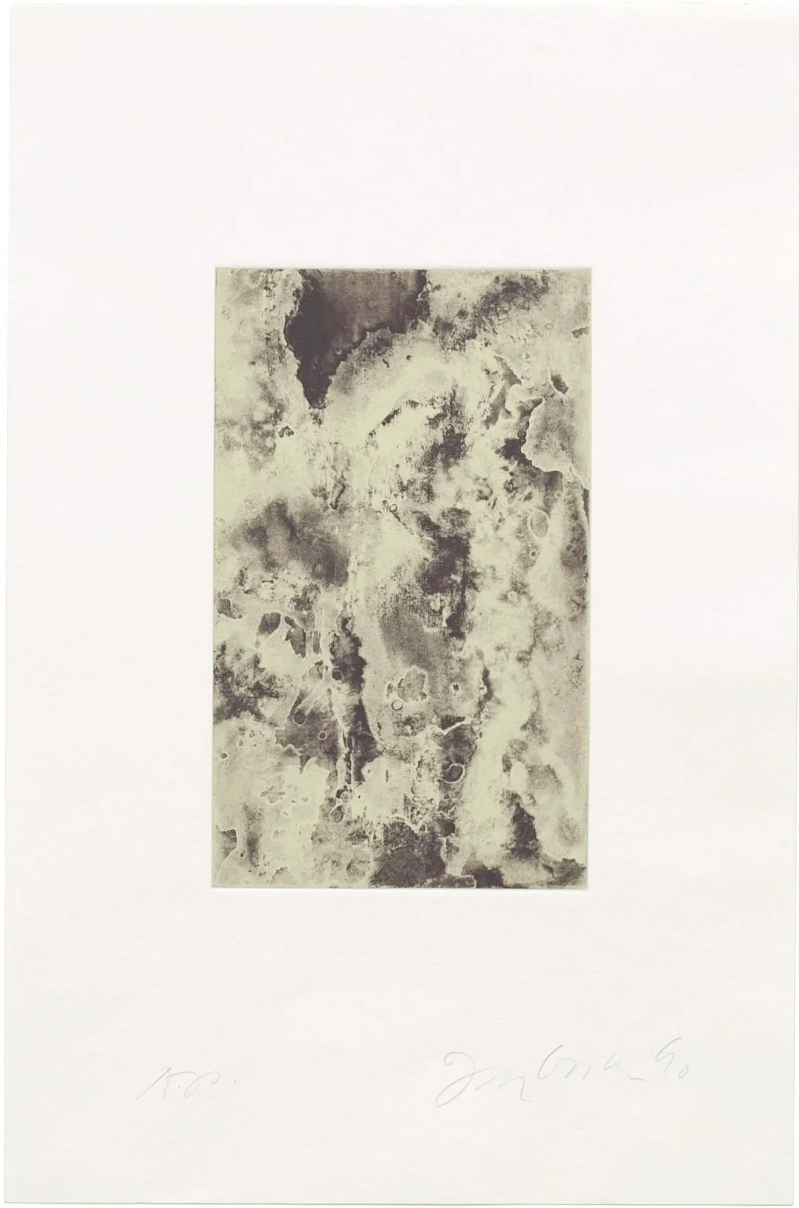  Water Etching 8 , 1990, etching, 20" x 13 1/2"