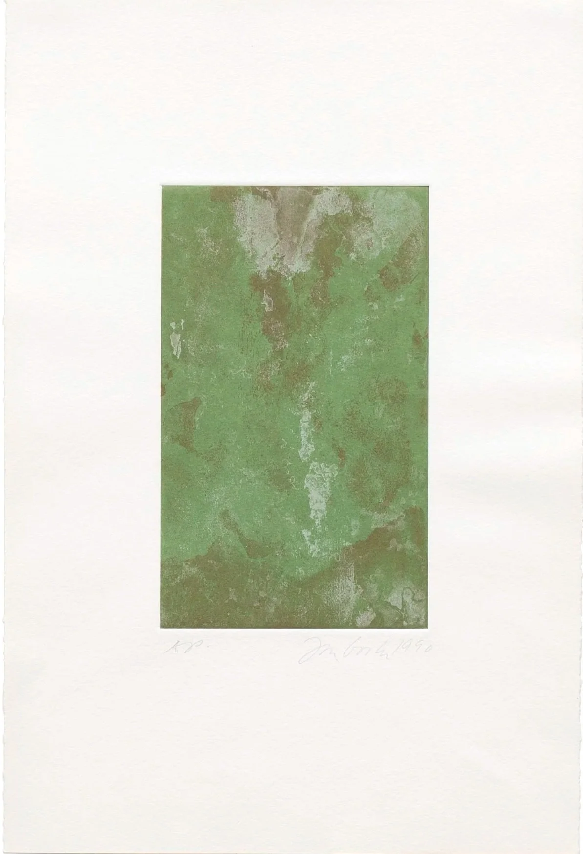  Water Etching 7 , 1990, etching, 20" x 13"