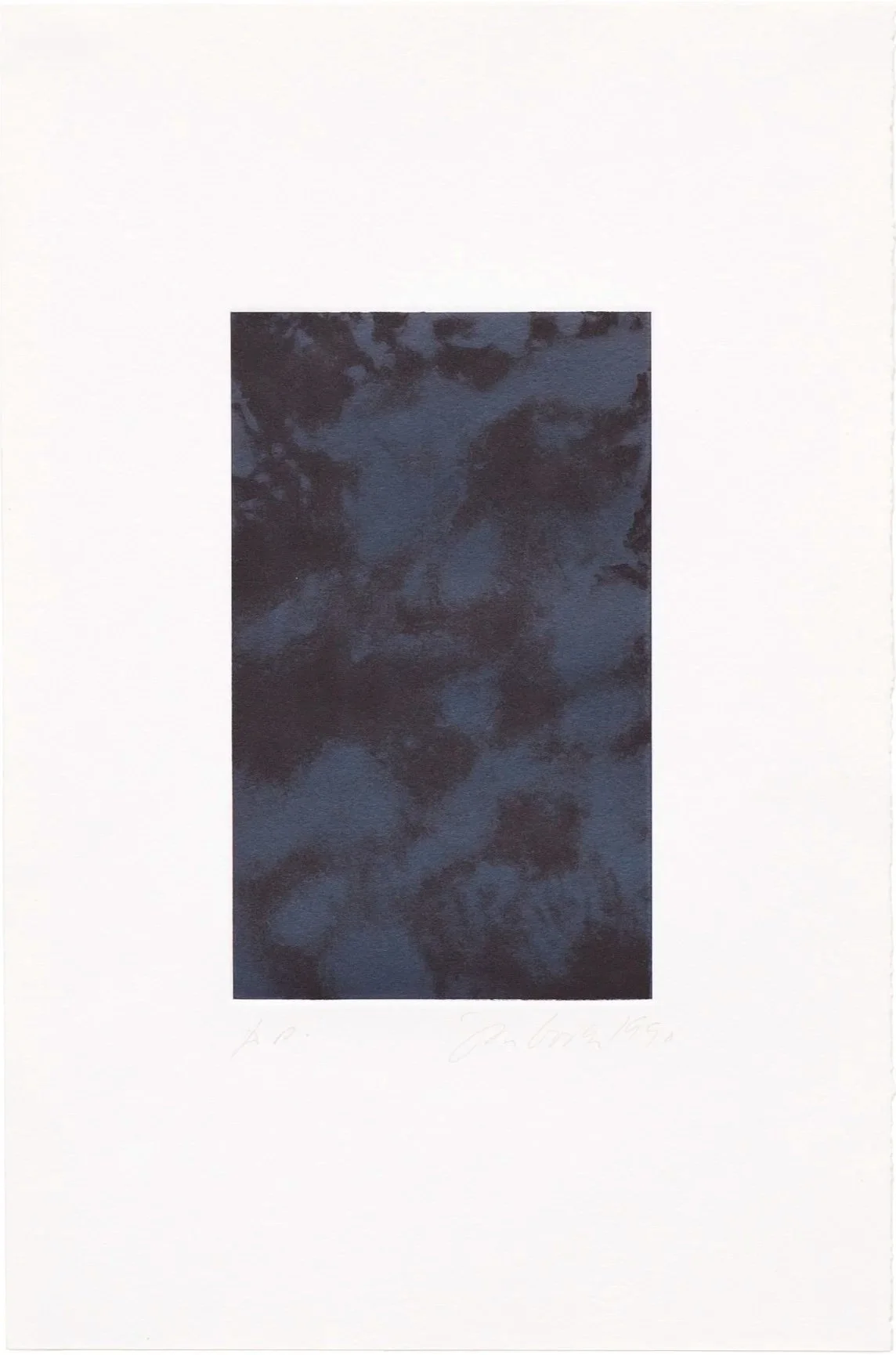  Water Etching 1 , 1990, etching, 20" x 13"