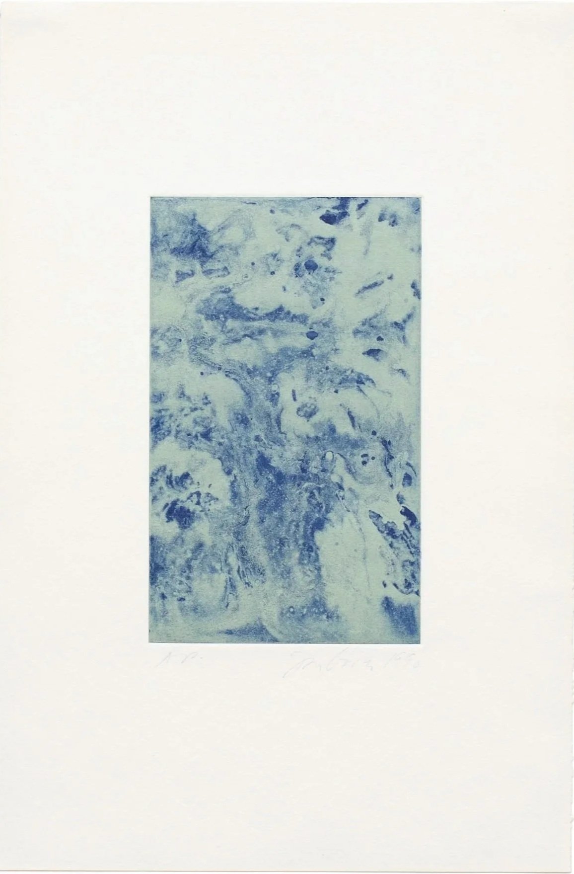  Water Etching 6 , 1990, etching, 19 7/8" x 13 3/16"