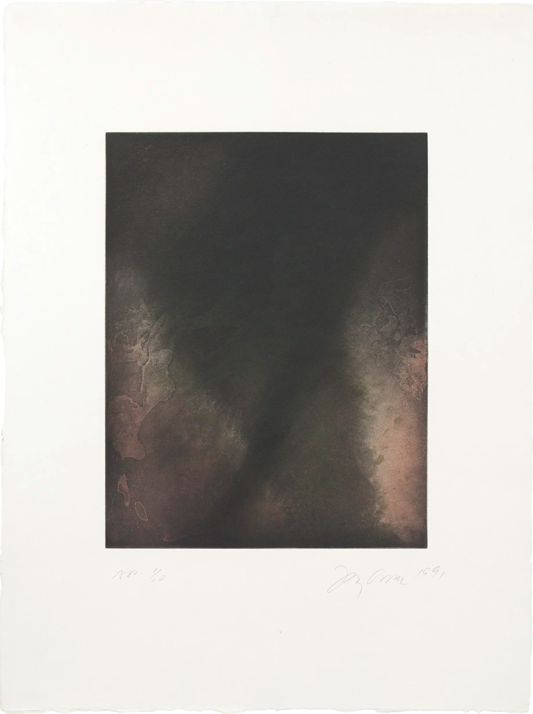  Muskogee 1935, Killed 13 (1 of 10) , 1991, etching on Fuji Kozo paper, 26 1/4" x 19 9/16"