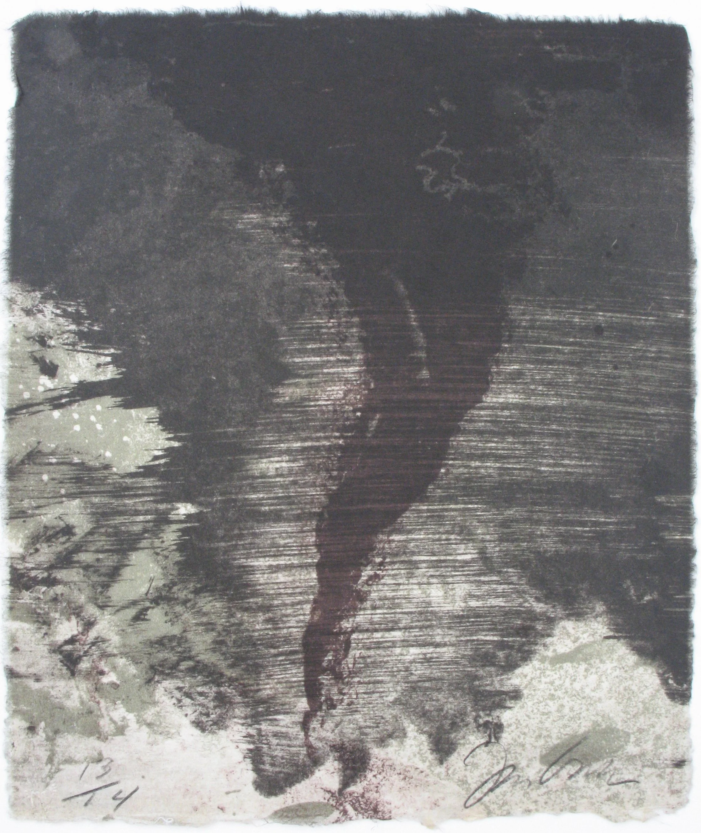  Terrible Twister II , 1991, lithograph, 11 3/4" x 9 1/2"