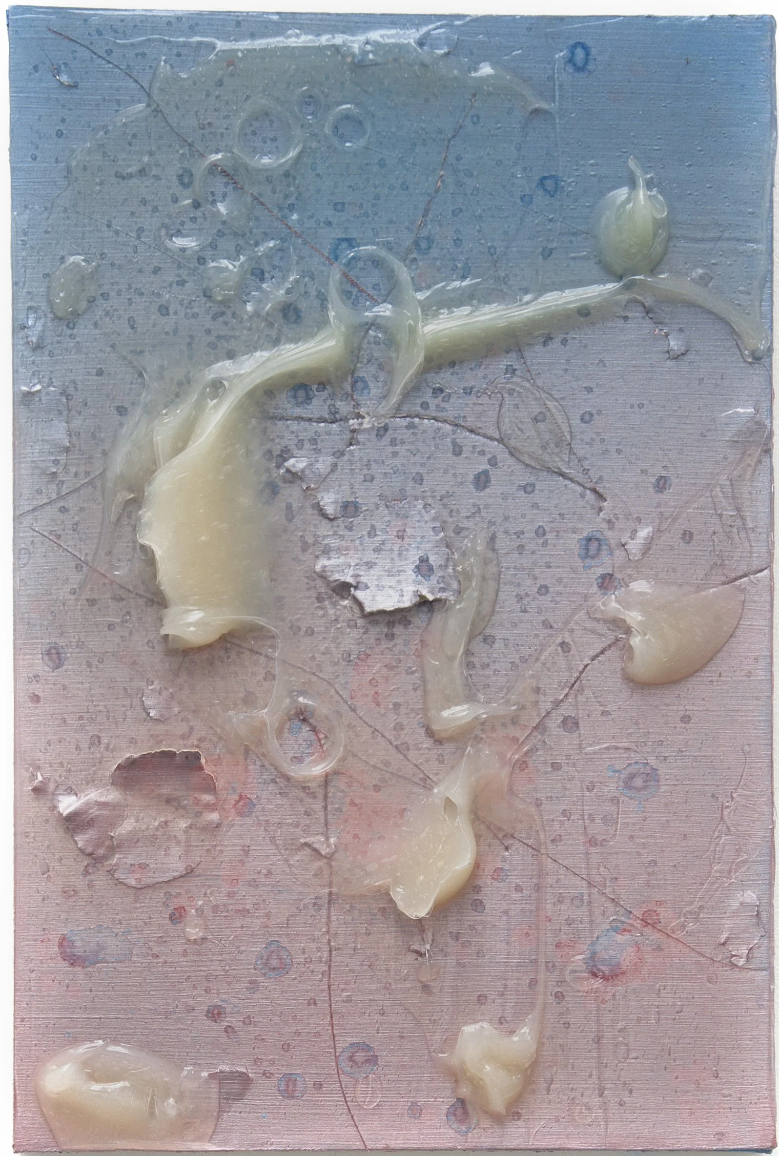  Air Tears Untitled 47 , 2011, acrylic and gesso on archival foam board, 16 3/4" x 11"