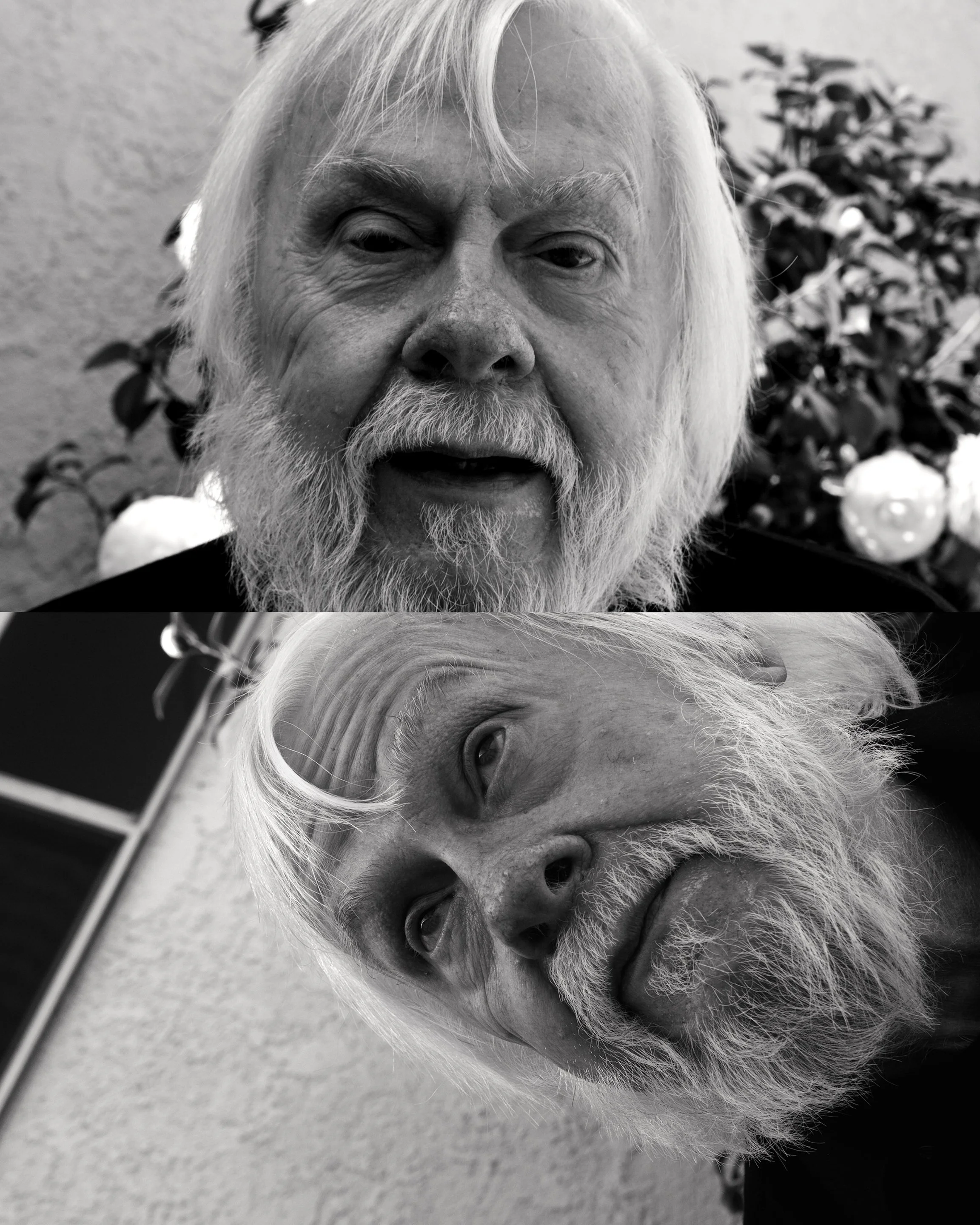  Portrait of John Baldessari , 2007, archival digital print, 17" x 22"