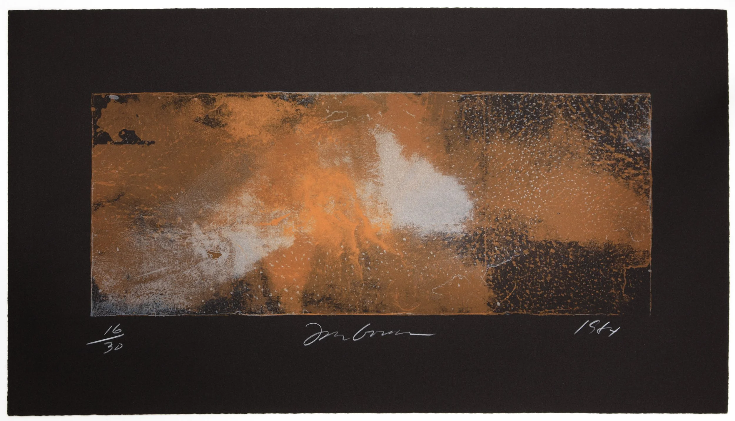  , 1984, three-color lithograph, 14 1/2" x 26"