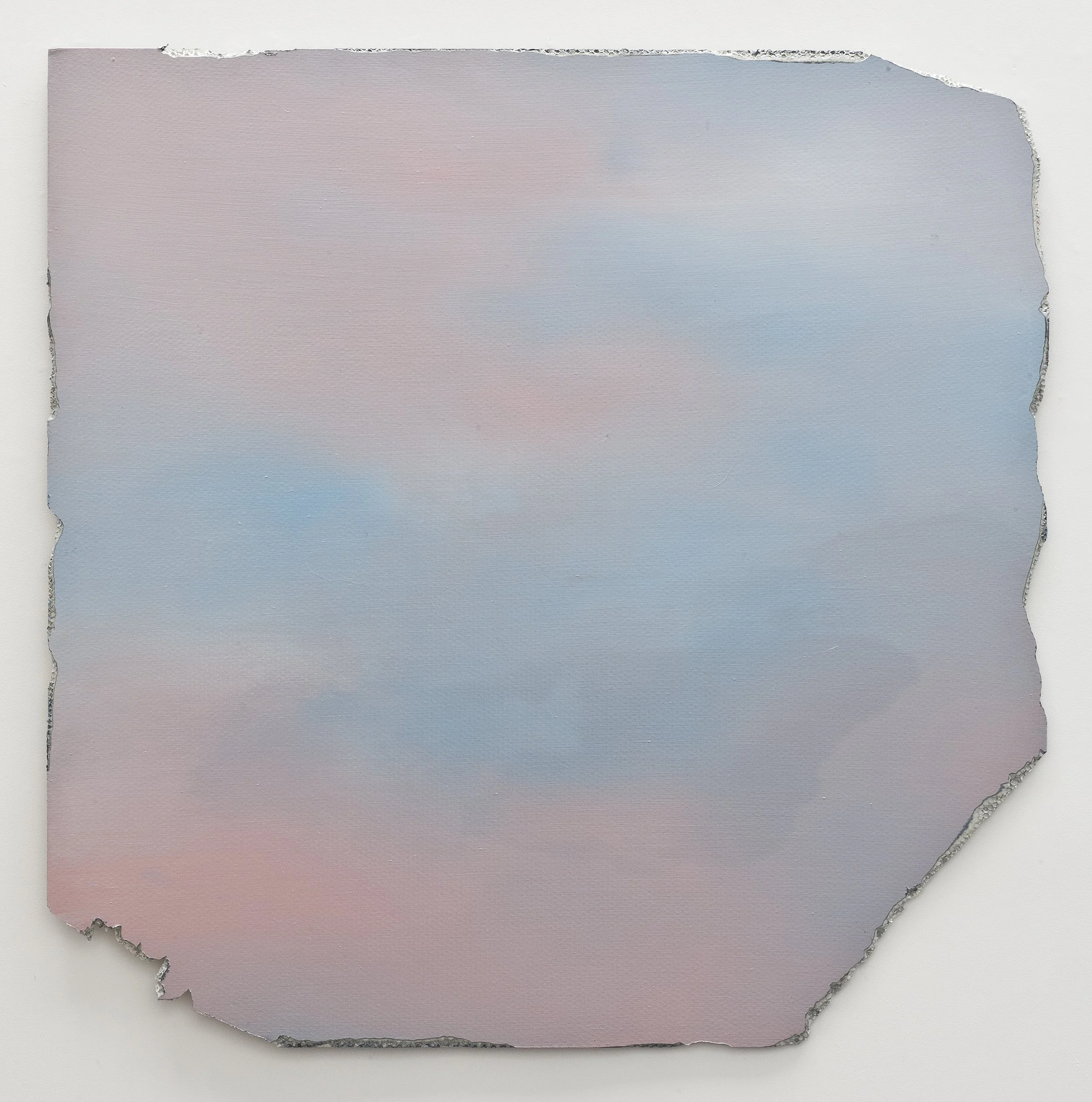  Pink Hour , 2012, acrylic on fiberglass, 48" x 48"