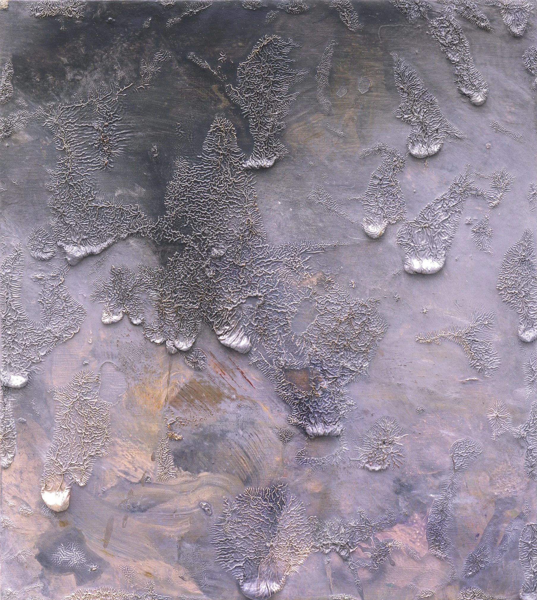  Woodward , 1991, oil on linen, 17" x 15"