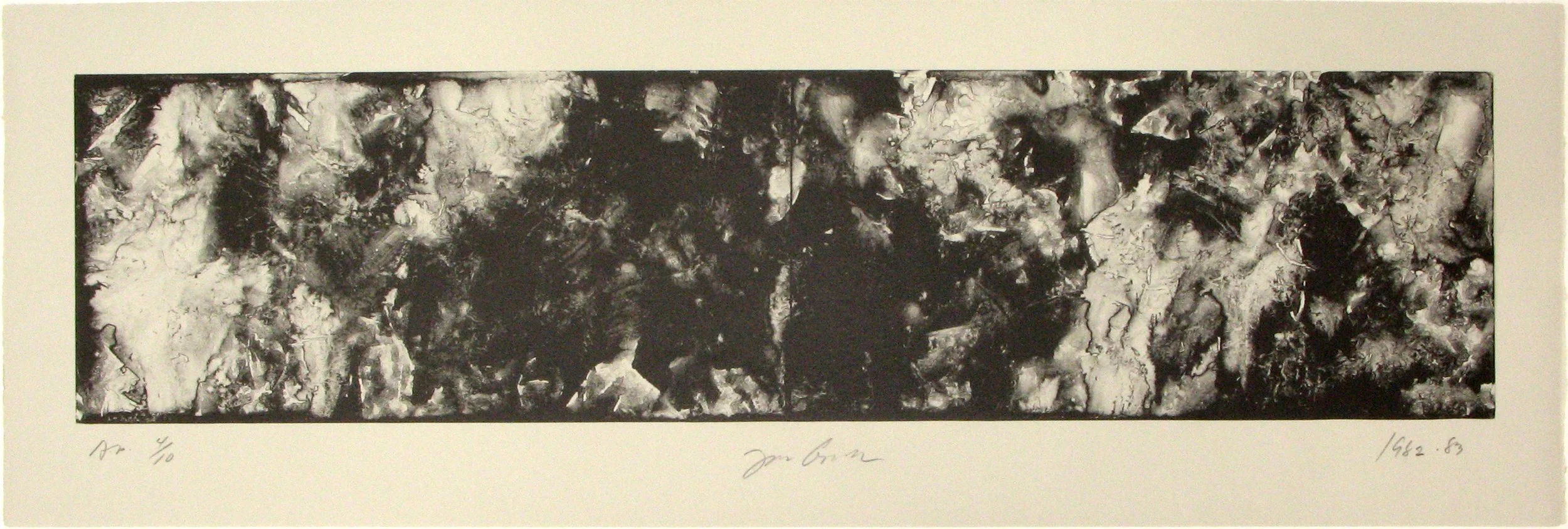  Forest Fire Aftermath , 1982-1983, lithograph, 14 3/4" x 44"
