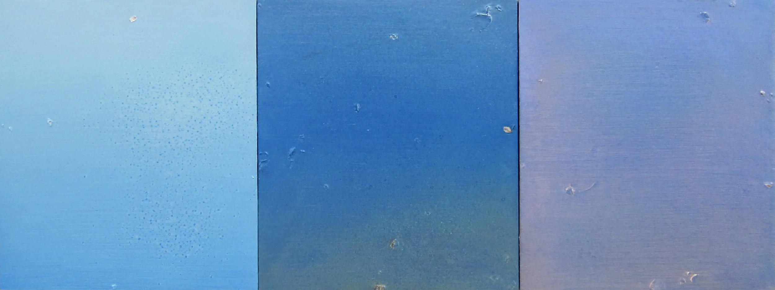  Air Tears Untitled 10 , 2011, acrylic on archival foam board, 20" x 54 3/8"
