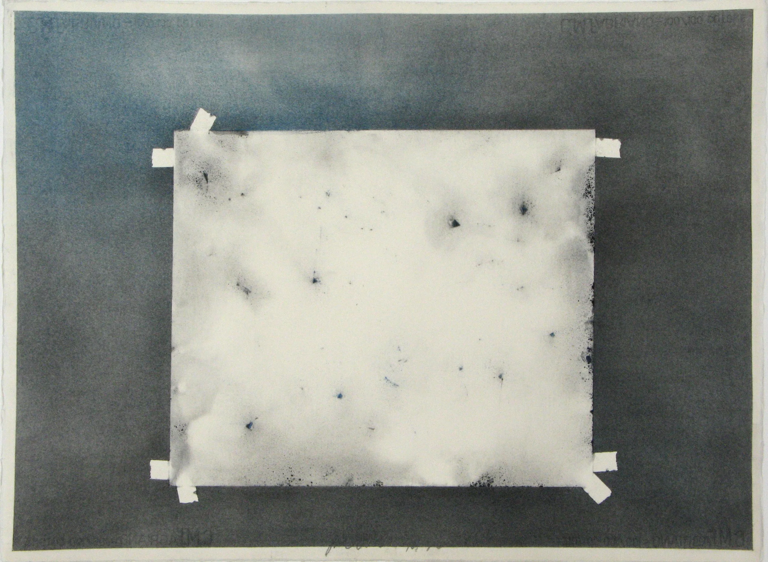  X-ray Drawing 12 , 1976, powder charcoal on paper, 22" x 30 1/2"