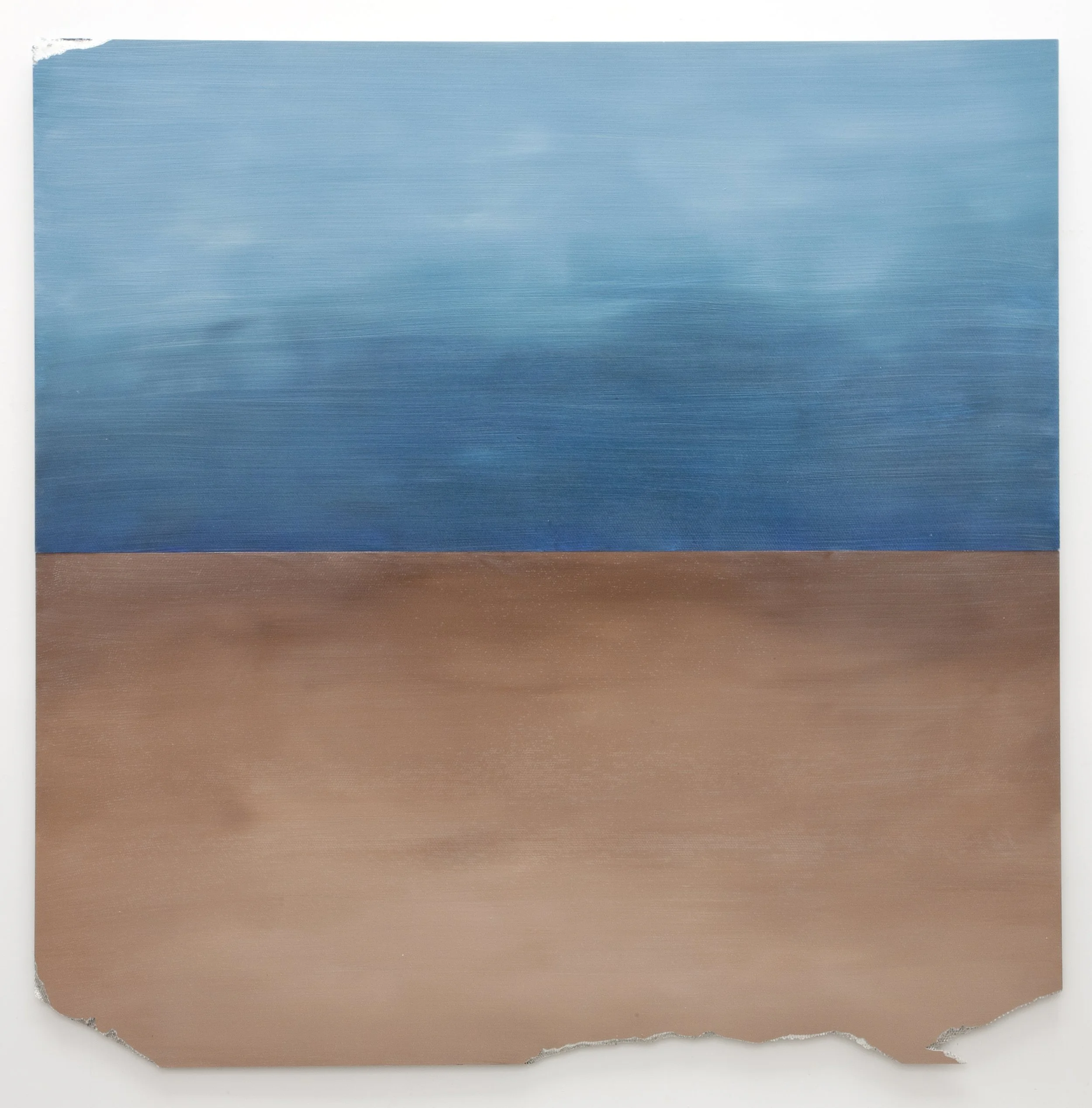  Desert Sea , 2014, acrylic on fiberglass, 96" x 96"