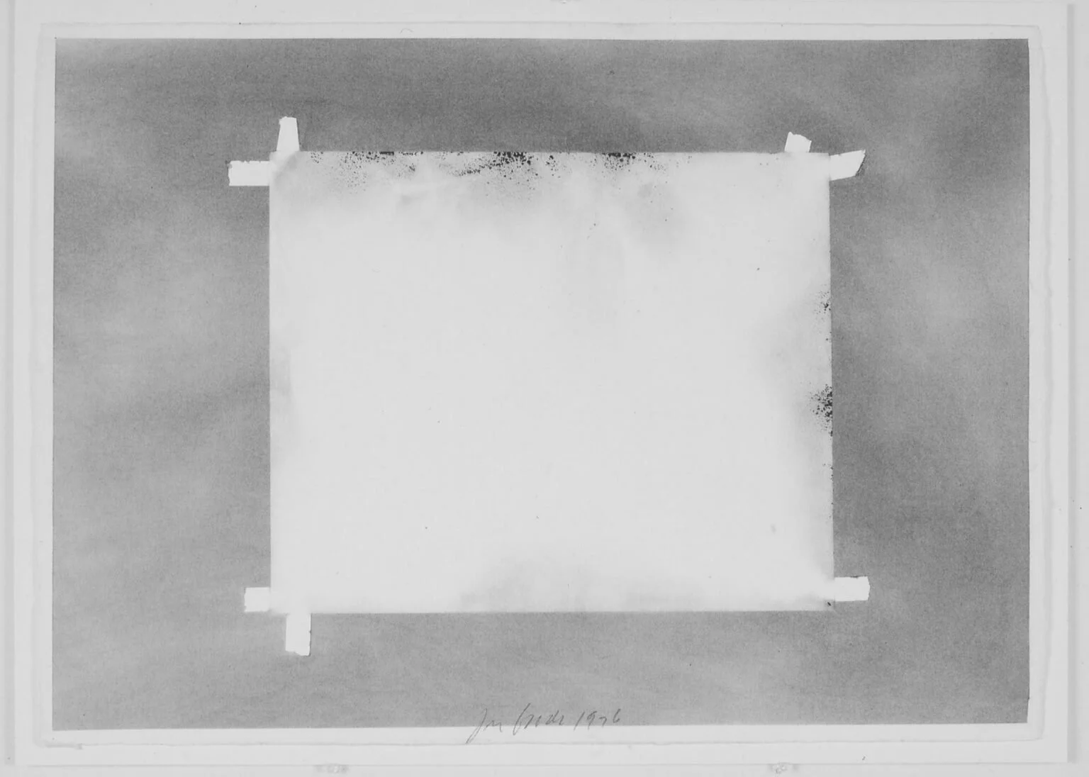 X-ray Drawing 15 , 1976, charcoal on paper, 22" x 30 "