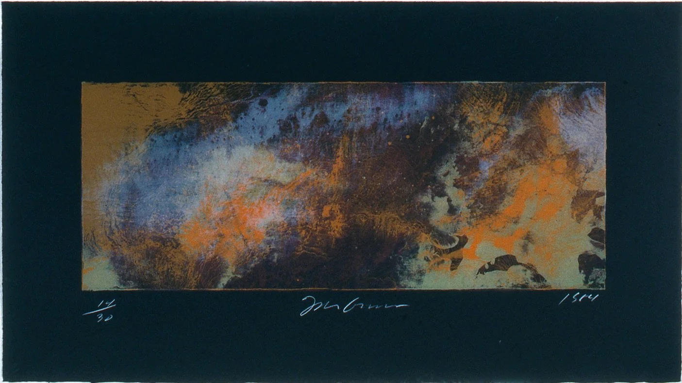  Untitled (Forest Fires) (14 of 30) , 1984, four-color lithograph, 14 1/2" x 26"