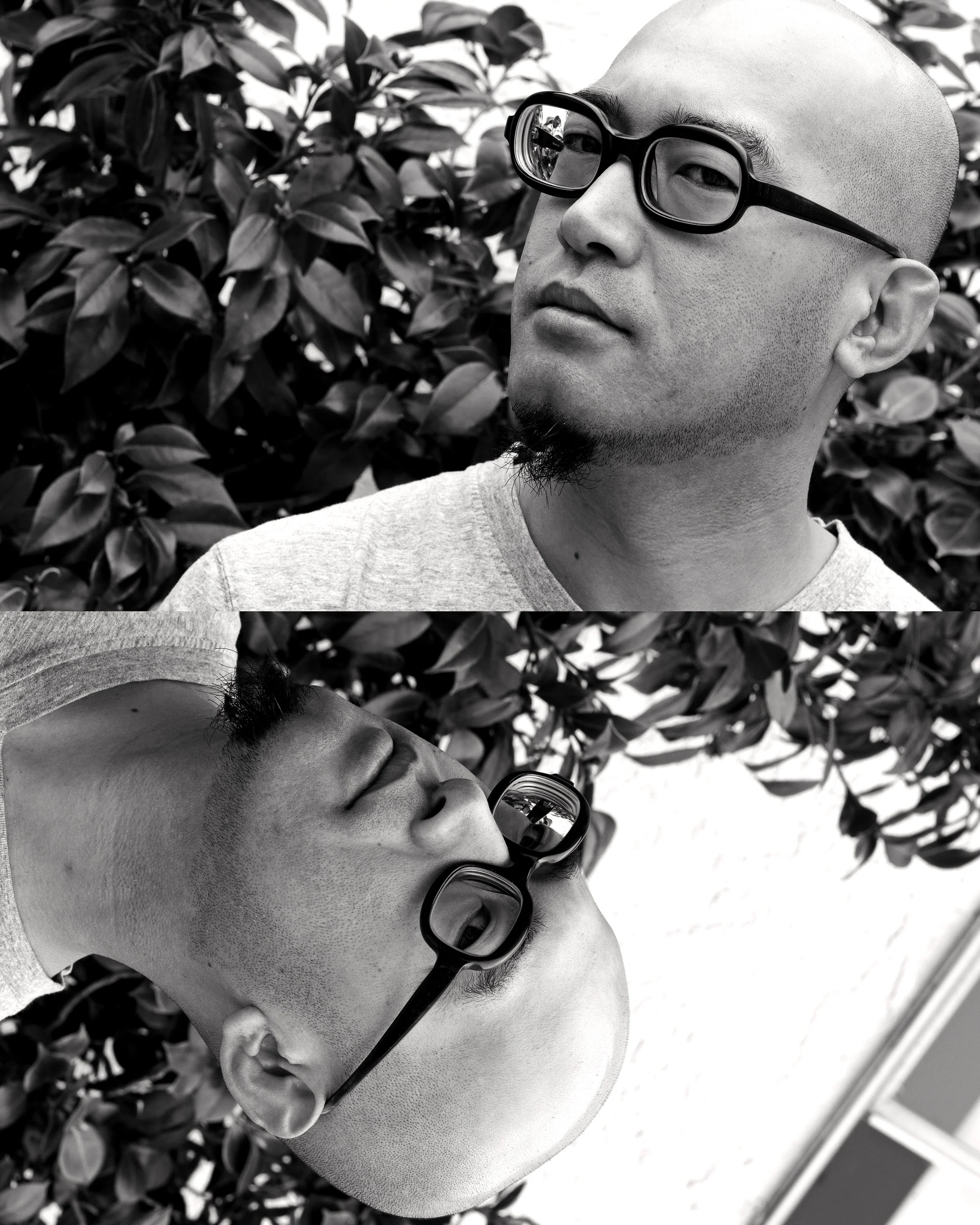  Portrait of Kaz Oshiro , 2007, archival digital print, 17" x 22"