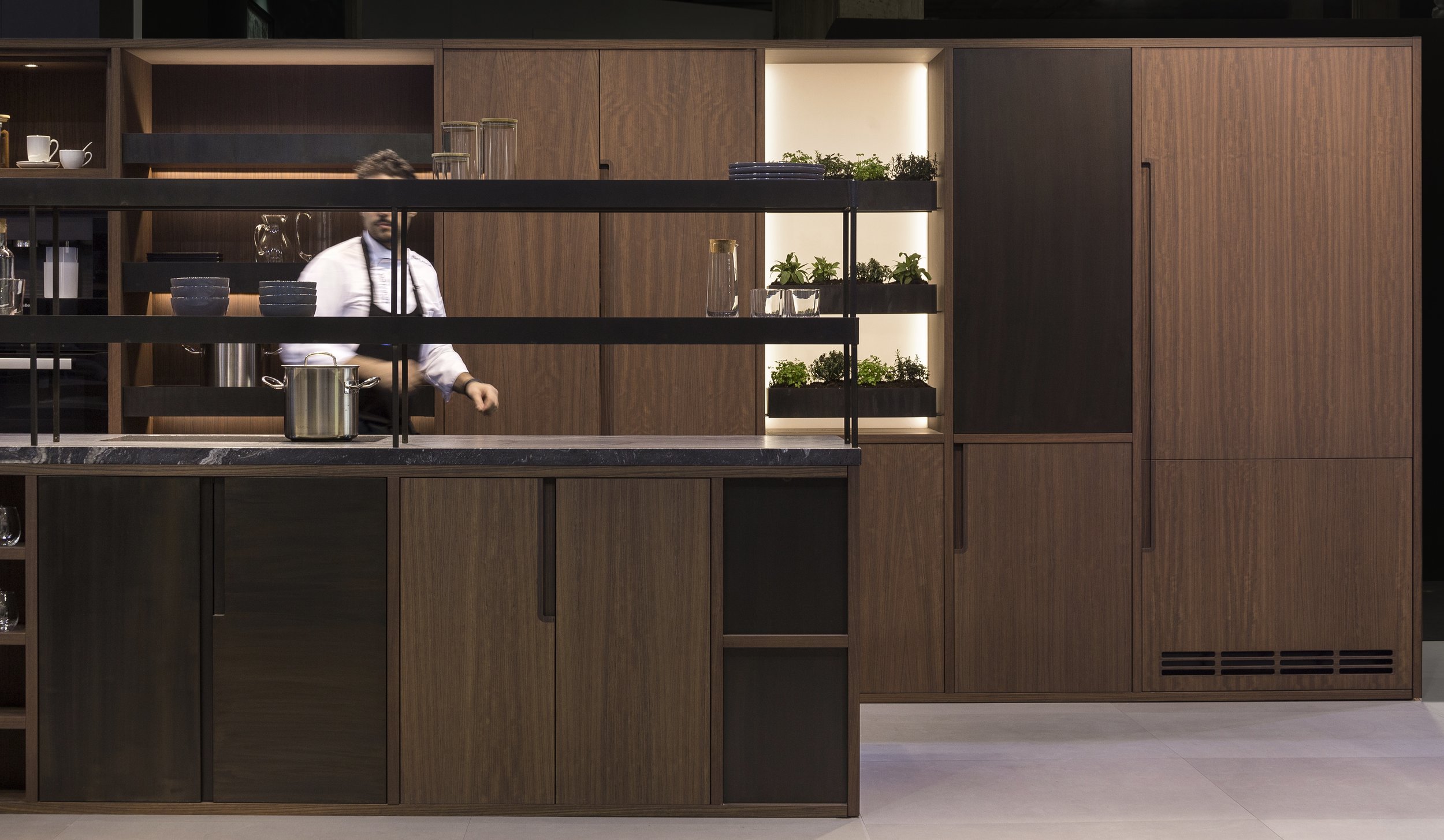 mobalco kitchen cabinets in showroom