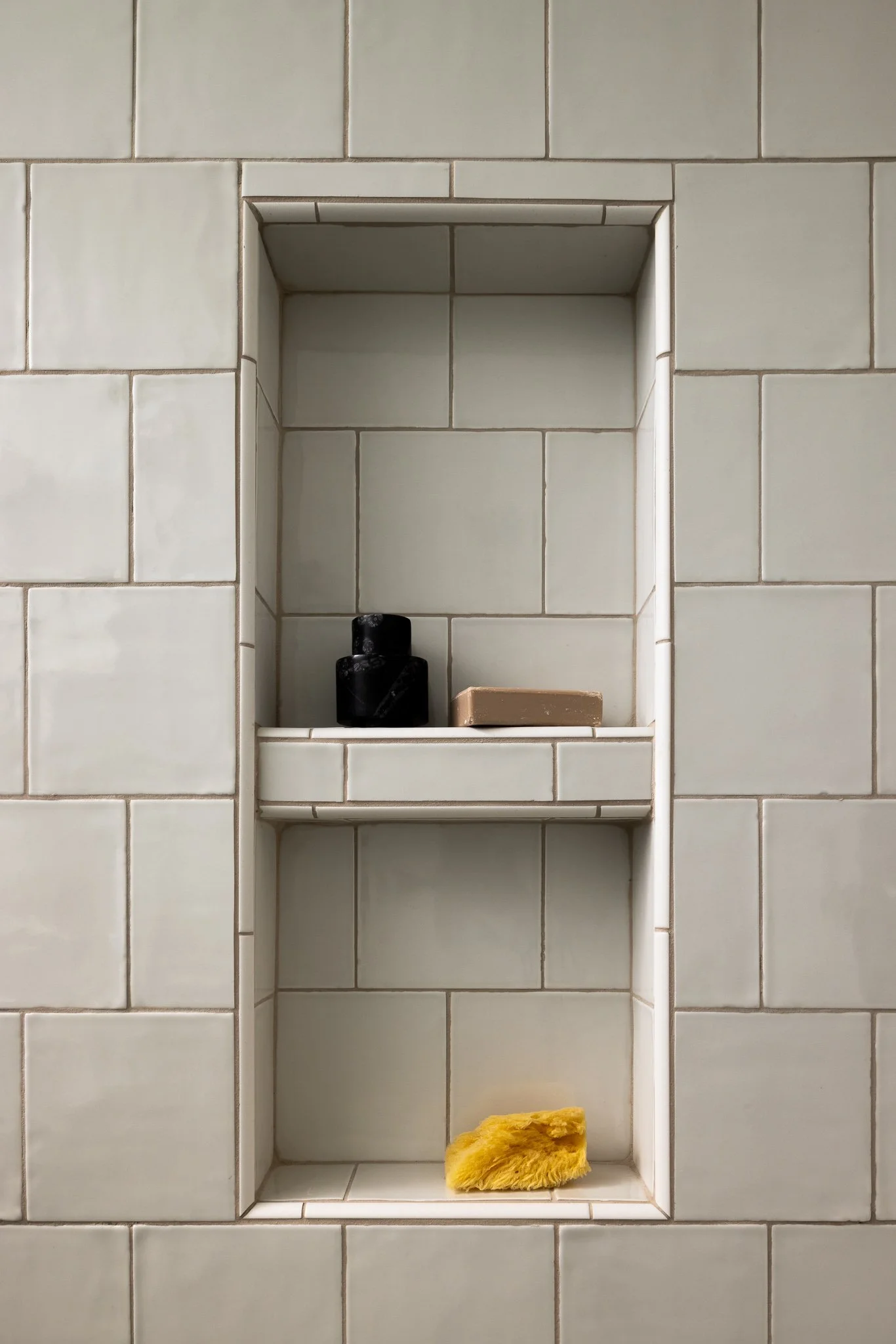 subway tile shower niche detail philadelphia residential design
