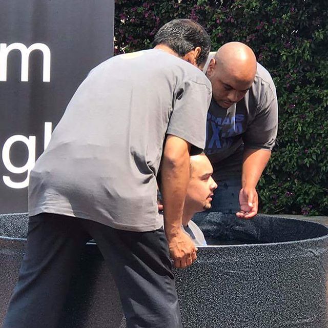 Thank God for new life! This is a picture from last Sunday when Romans Six:13 had our first baptism! We hope to see you at church today at 12:30!