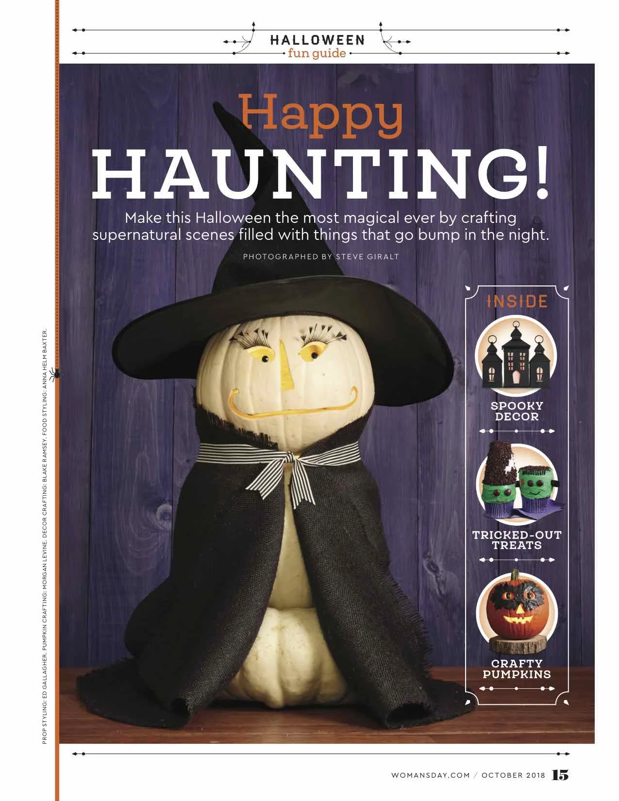 Halloween Fun Guide // Woman's Day October 2018