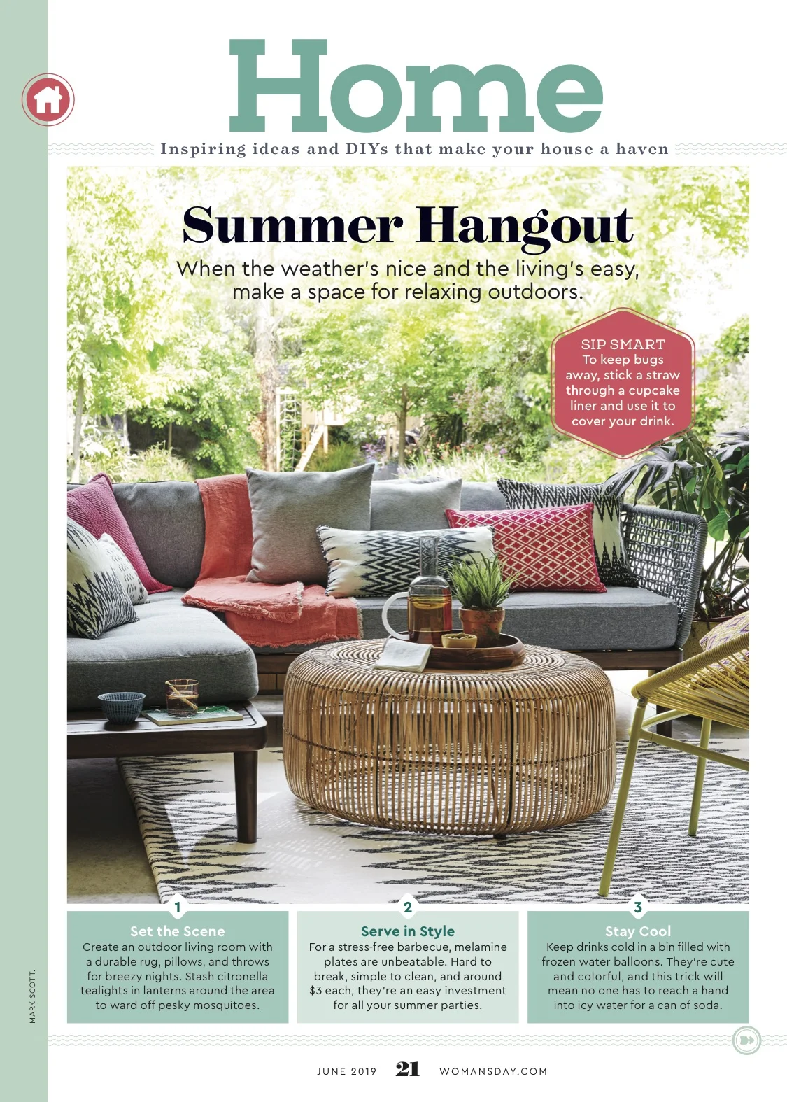 Summer Hangout Home Opener // Woman's Day June 2019