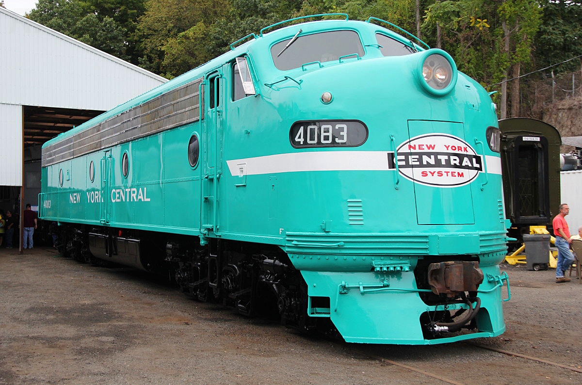 4083’s restoration debut in URHS’s Boonton Yard. Photo by Carl Perelman