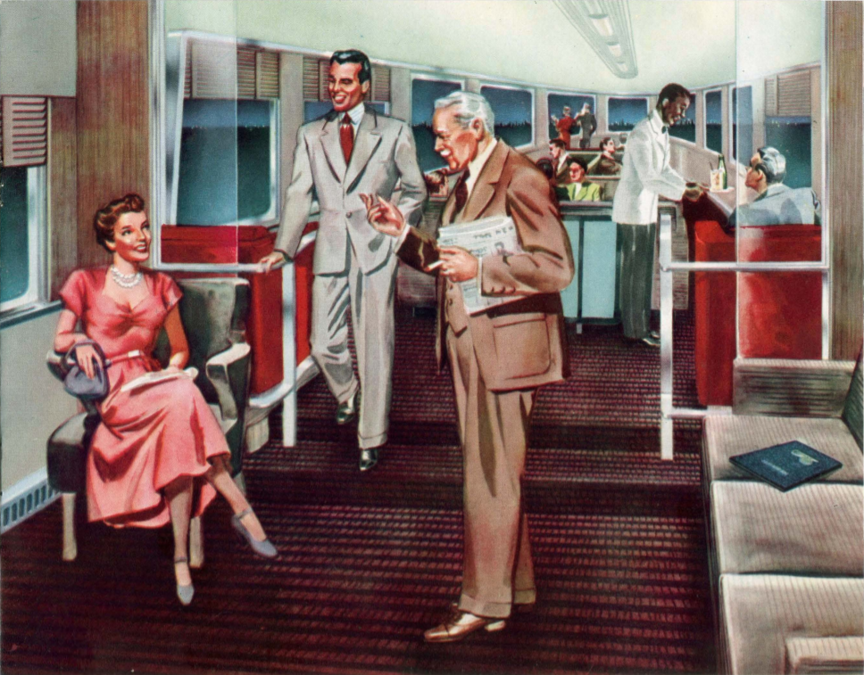  From a 1948 advertising booklet titled  The Book of the Century .  Click here  to view the whole pamphlet on streamlinermemories.info. 