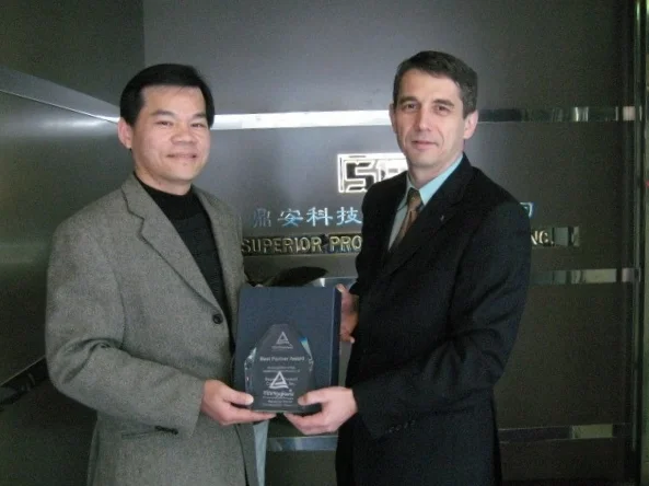 榮獲TUV Rheinland頒Best Partner Award