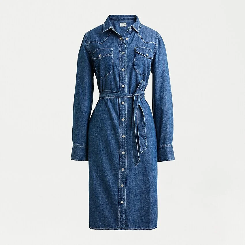 J.Crew Denim Shirtdress