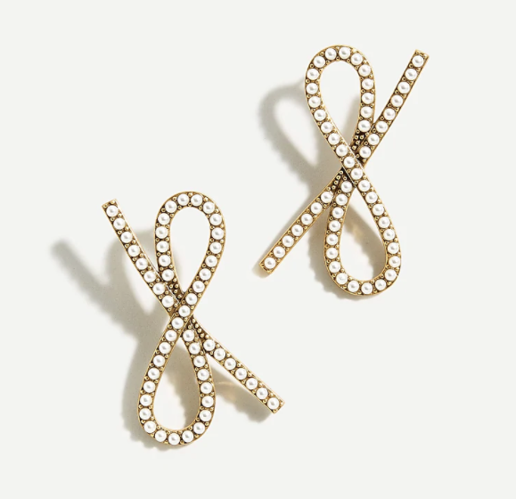 J.Crew Bow Earrings