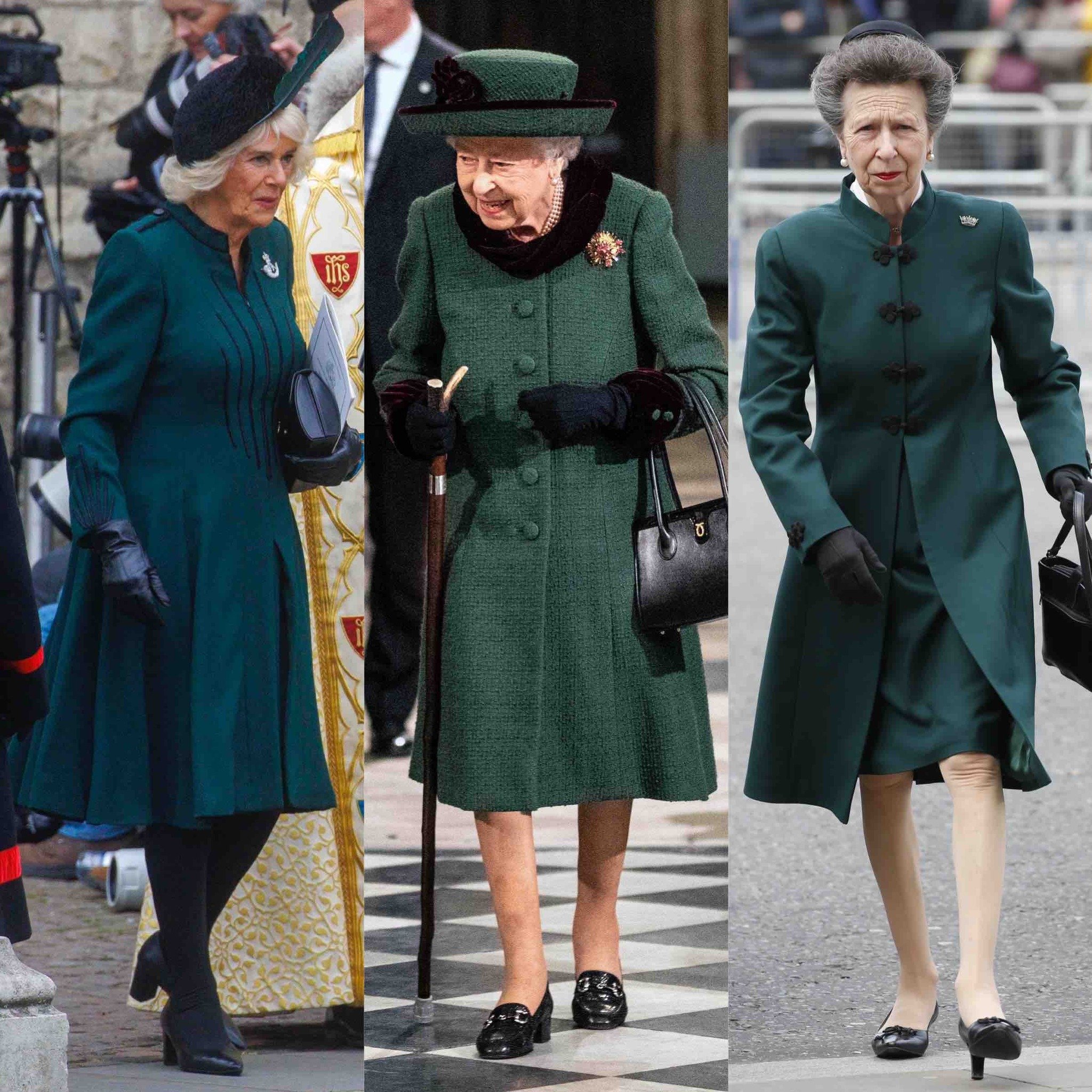 Why So Many Women Wore Green to Prince Philip’s Memorial Service