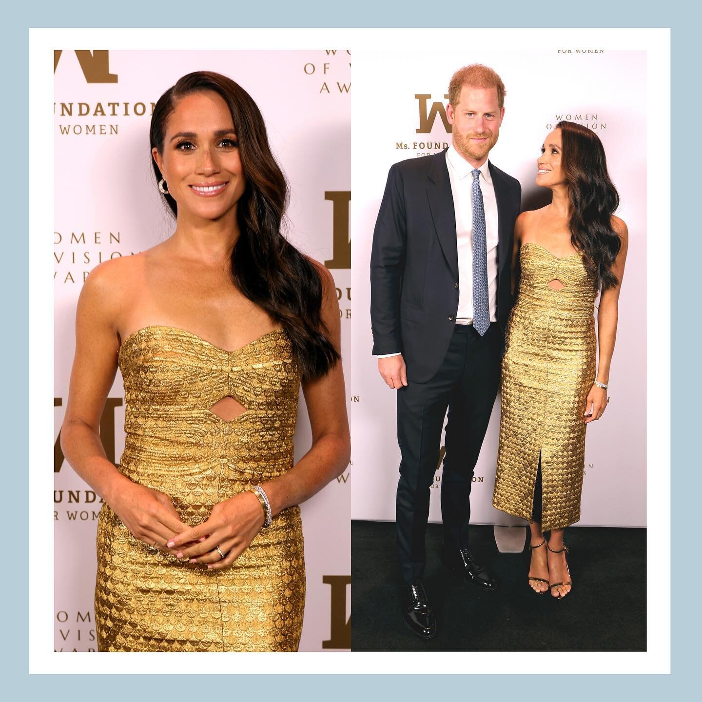 Would you look who it is! ✨ Meghan stepped out Tuesday evening to attend the @msfoundation gala along with Prince Harry and Meghan&rsquo;s mother, Doria.

The Duchess of Sussex is receiving the Women of Vision Award for &ldquo;her global advocacy to 