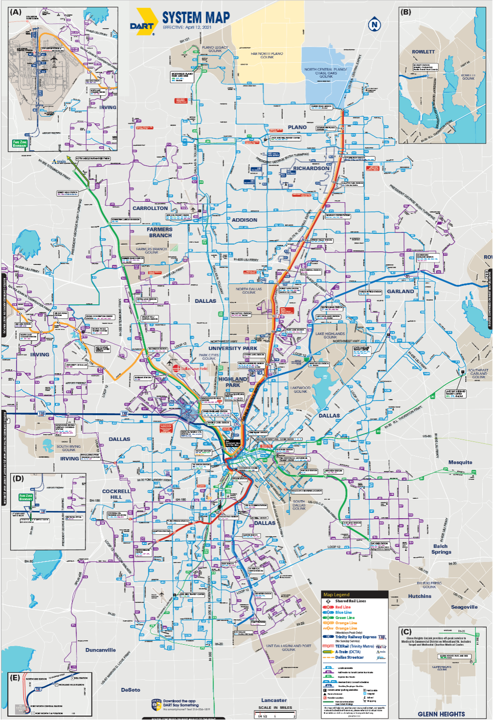 Prior DART System Map